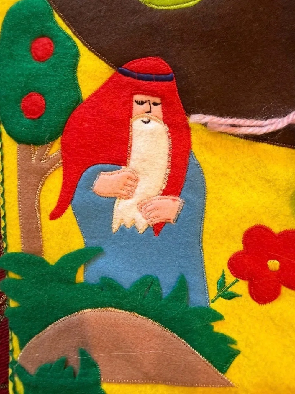 Pockets Of Learning  Noahs Ark Cloth Felt Wall Hanging With Removable Animals